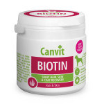 Canvit Biotin For Dogs витамины для здоровья кожи и шерсти собак всех возрастов, 100 гр