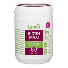 Canvit Biotin Maxi For Dogs вітаміни для здоров'я шкіри та вовни у великих собак, 500 гр