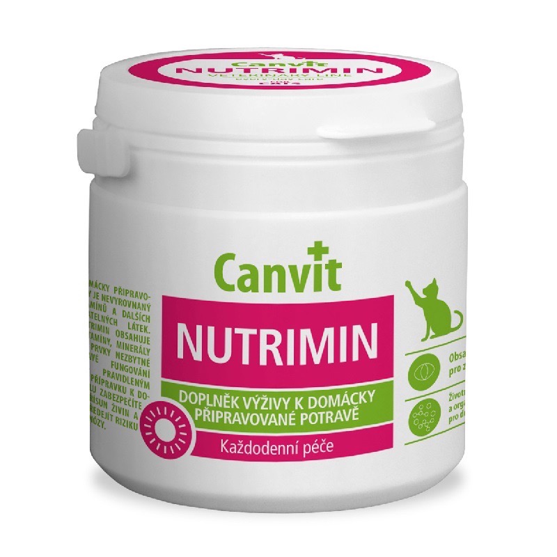 Canvit Nutrimin For Cats вітаміни для котів на натуральному харчуванні, 150 гр