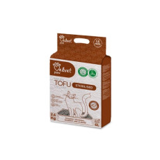 Velvet Paw Tofu растительный наполнитель для кошачьего туалета с кокосовым углем, 6 л