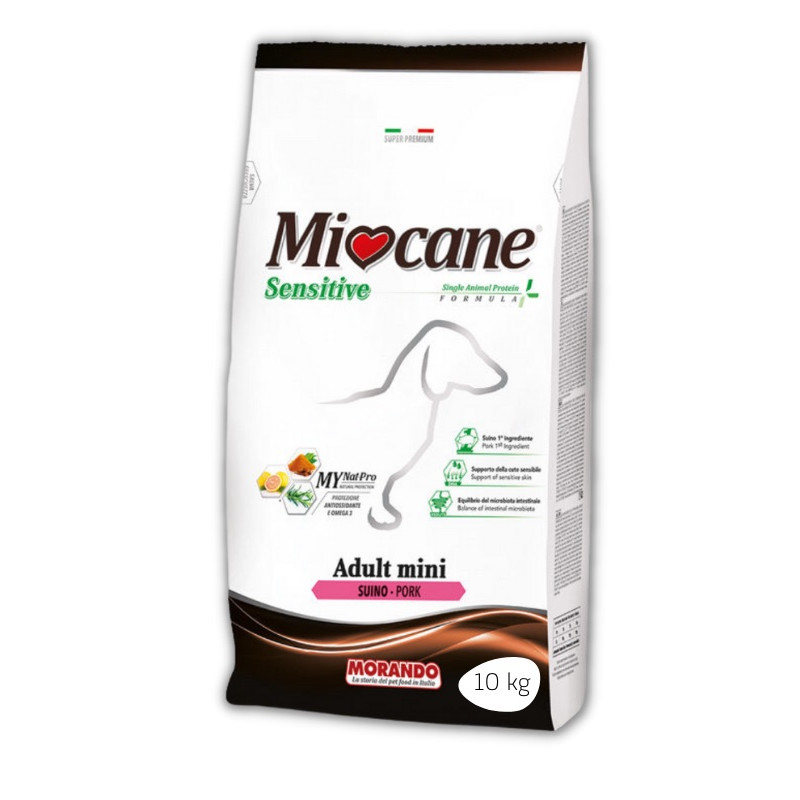 Morando Miocane Mini Sensitive Pork Monoprotein сухой корм со свининой для взрослых собак малых пород 10 кг