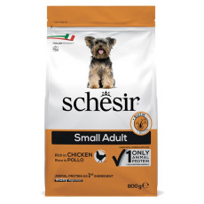 Schesir Dog Small Adult Chicken сухий корм з куркою для собак малих порід, 800 гр