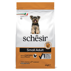 Schesir Dog Small Adult Chicken сухой корм с курицей для собак малых пород, 2 кг