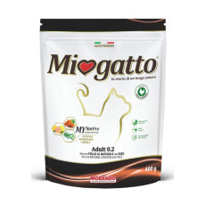 Morando Miogatto Adult Chicken and Rice сухий корм з куркою для котів 400 гр