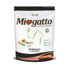 Morando Miogatto Sterilizzati сухий корм з куркою для стерилізованих котів 400 гр