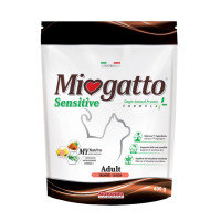 Morando Miogatto Sensitive Salmon Monoprotein сухой корм с лососем для котов 400 гр