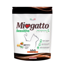 Morando Miogatto Sensitive Turkey Monoprotein сухий корм з індичкою для котів 400 гр