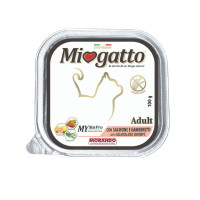 Morando Miogatto Adult Salmon and Shrimps вологий корм з лососем та креветками для котів 100 гр