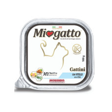 Morando Miogatto Kitten Veal вологий корм з телятиною для кошенят 100 гр