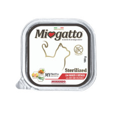 Morando Miogatto Sterilized Beef and Vegetables вологий корм з яловичиною для стерилізованих котів 100 гр