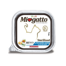 Morando Miogatto Sterilized Fish and Salmon вологий корм з лососем для стерилізованих котів 100 гр