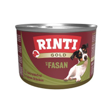 Rinti Gold Mit Fasan влажный корм для собак с фазаном, 185 гр
