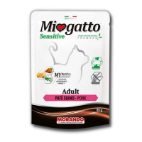Morando Miogatto Sensitive Monoprotein Prosciutto влажный корм с прошуто для котов 85 гр