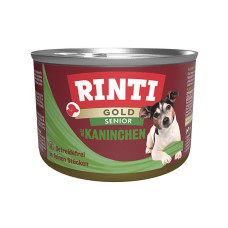 Rinti Gold Senior Mit Kaninchen влажный корм с кроликом для пожилых собак, 185 гр