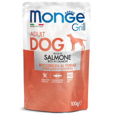 Monge Dog Wet GRILL Salmone вологий корм з лососем для дорослих собак 100 гр