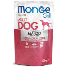 Monge Dog Wet GRILL Manzo вологий корм з яловичиною для дорослих собак 100 гр