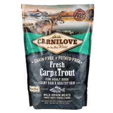 Carnilove Fresh Carp & Trout Adult Dog сухой корм со свежим карпом и форелью для собак, 1.5 кг