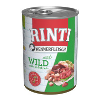 Rinti Kennerfleisch Mit Wild вологий корм для собак з дичиною, 400 гр
