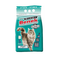 Super Benek Optimum Line Galapagos бентонітовий наповнювач для котячого туалету з ароматом морського бризу 5 л