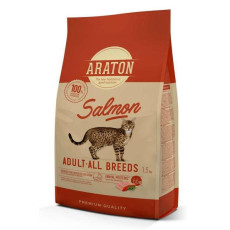 Araton Salmon Adult All Breeds сухий корм з лососем для котів 1.5 кг