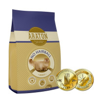 Araton Adult No Hairball сухий корм для виведення шерсті у котів 15 кг