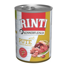 Rinti Kennerfleisch Mit Pute влажный корм для собак с индейкой, 400 гр