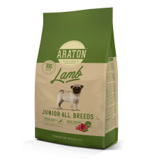Araton Lamb Junior All Breeds сухой корм для молодых собак с ягненком и рисом 3 кг