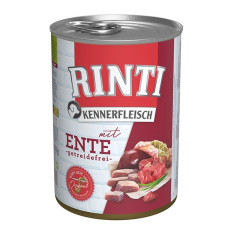 Rinti Kennerfleisch Mit Ente влажный корм для собак с уткой, 400 гр