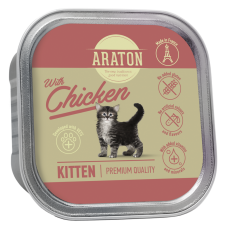 ARATON Kitten with chicken влажный корм для котят с курицей 85 гр