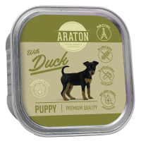 Araton Puppy with Duck влажный корм для щенков с уткой 150 г