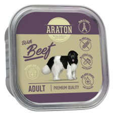 Araton Adult With Beef вологий корм для дорослих собак з яловичиною 150 г