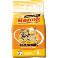 Super Benek Econom Line Natural бентонітовий наповнювач для котячого туалету без запаху 5 л