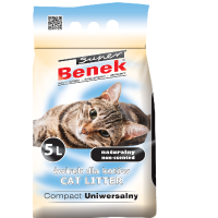 Super Benek Compact Line Universal бентонитовый наполнитель для кошачьего туалета без запаха 5 л