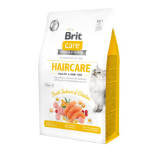 Brit Care Cat Adult GF Haircare Healthy & Shiny Coat сухий корм для за шкіри та шерсті кішок, 2 кг