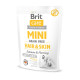 Brit Care GF Mini Hair & Skin сухой корм для собак малых пород для шерсти, 0.4 кг - фото 1