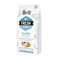 Brit Fresh Fish with Pumpkin Adult Large Muscles & Joints сухой корм с рыбой для собак, 2.5 кг