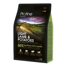 Profine Dog Light Lamb & Potatoes сухой корм с ягненком для взрослых собак с избыточным весом 3 кг