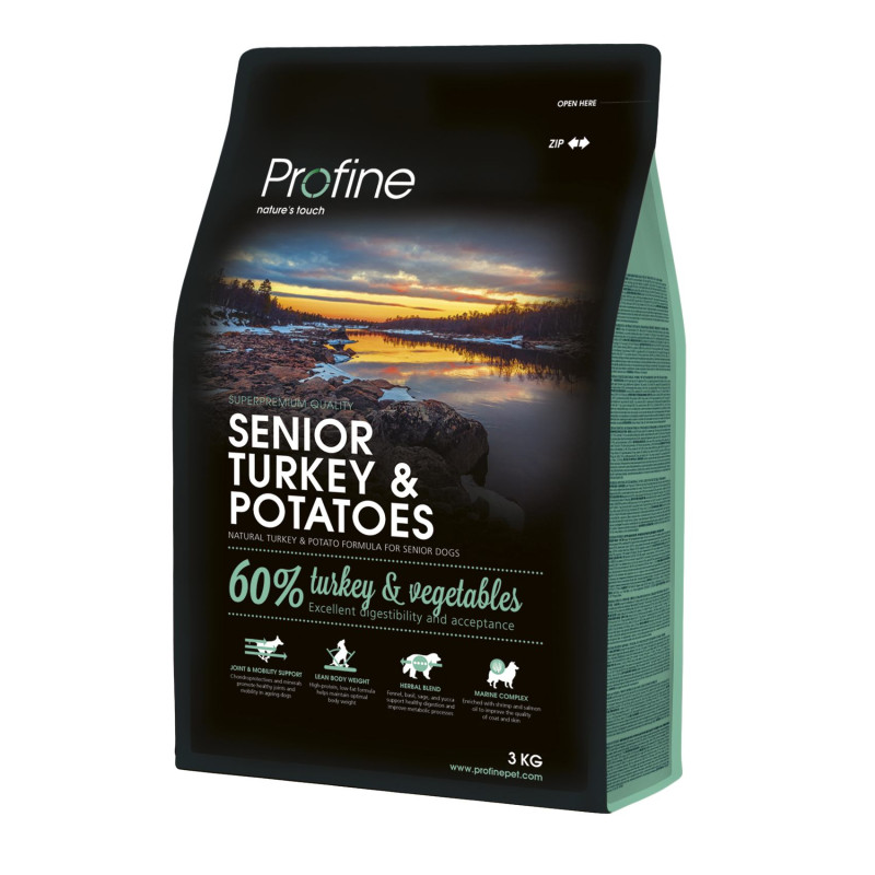 Profine Dog Senior Turkey & Potatoes сухий корм з індичкою для літніх собак 3 кг