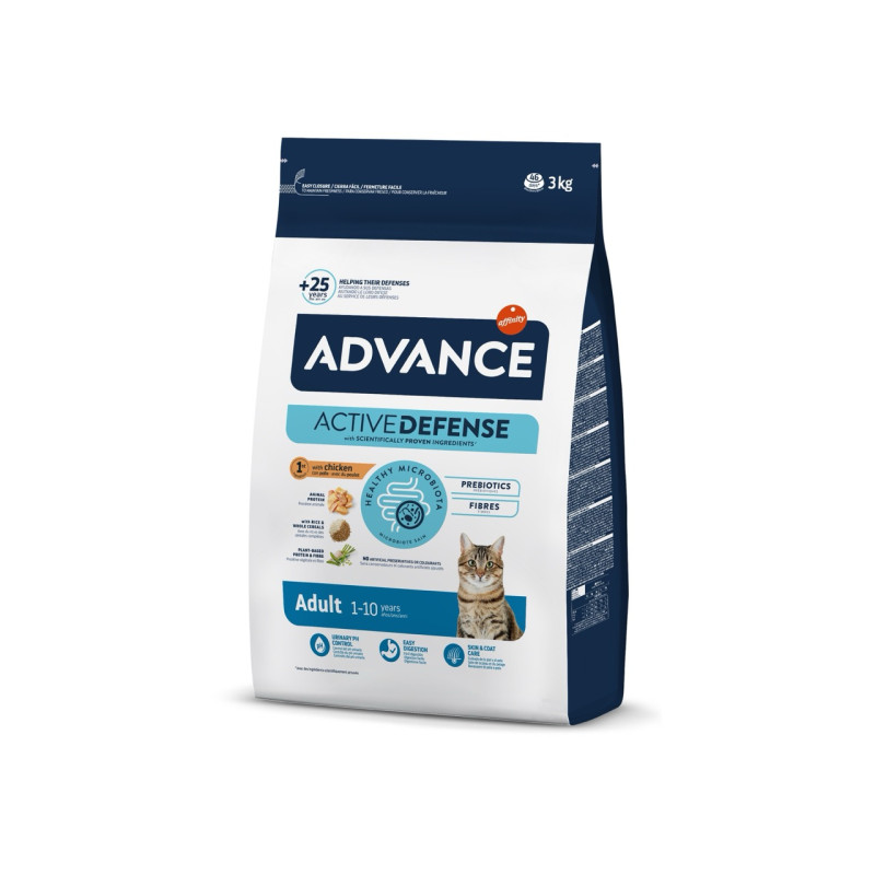 Advance Cat Chicken & Rice сухий корм з куркою для котів, 3 кг