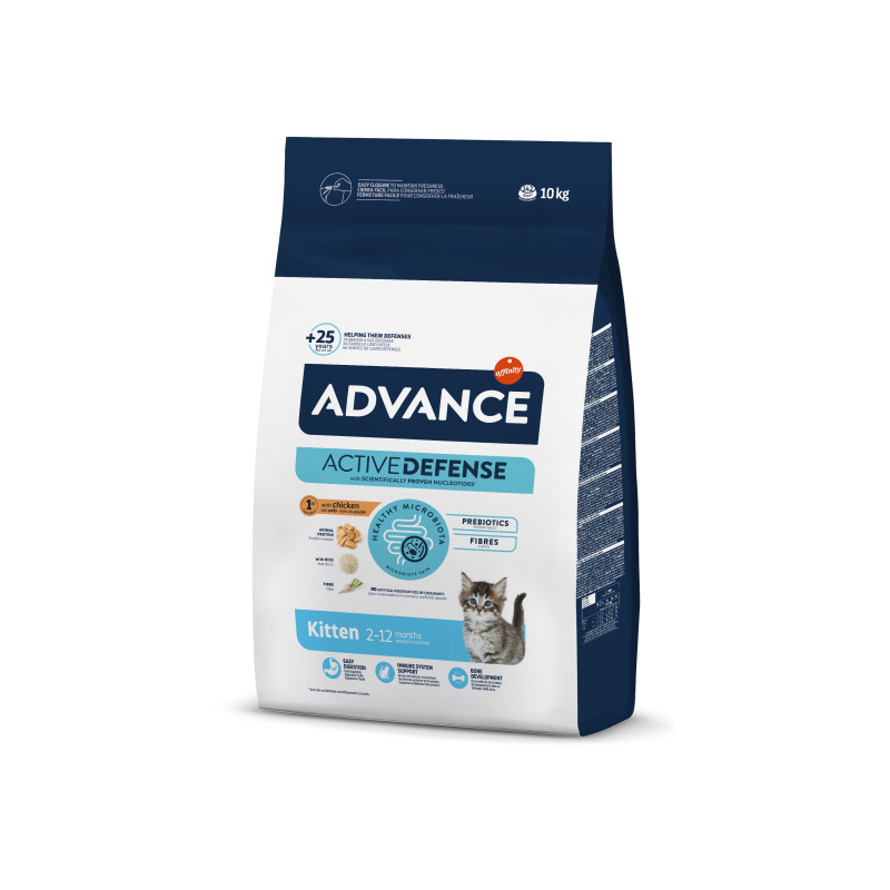 Advance Kitten сухой корм с курицей для котят, 10 кг