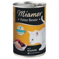 Miamor Feine Beute Mit Huhn вологий корм для котів з куркою, 400 гр