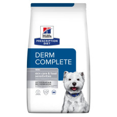 Hill's PD Canine Derm Complete Mini сухой корм для собак малых пород при пищевой аллергии и атопическом дерматите 1.0 кг