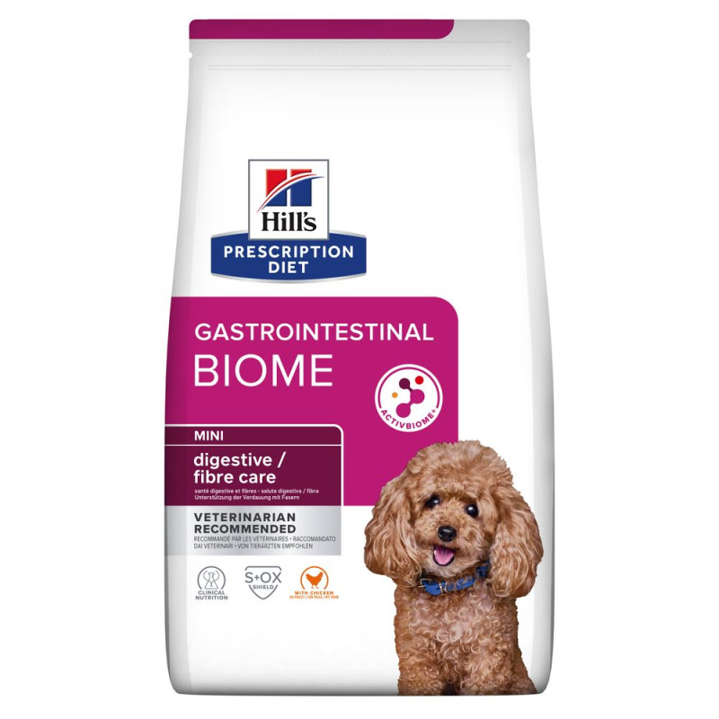 Hill's PD Canine Gastrointestinal Biome Mini Digestive Fibre Care сухий корм для собак дрібних порід із захворюваннями ШКТ 3 кг
