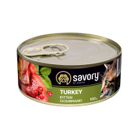 Savory Kitten Turkey вологий корм з індичкою для кошенят 100 гр