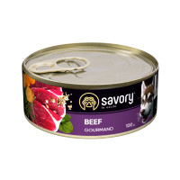 Savory Dog Adult Beef вологий корм з яловичиною для дорослих собак 100 гр