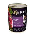 Savory Dog Adult Beef вологий корм з яловичиною для дорослих собак 400 гр