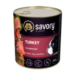 Savory Dog Adult Turkey вологий корм з індичкою для дорослих собак 800 гр