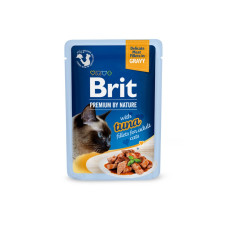 Brit Premium Delicate Fillets in Gravy Tuna вологий корм з тунцем для котів, 85 гр
