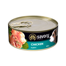 Savory Puppy Chicken влажный корм с курицей для щенят 100 гр