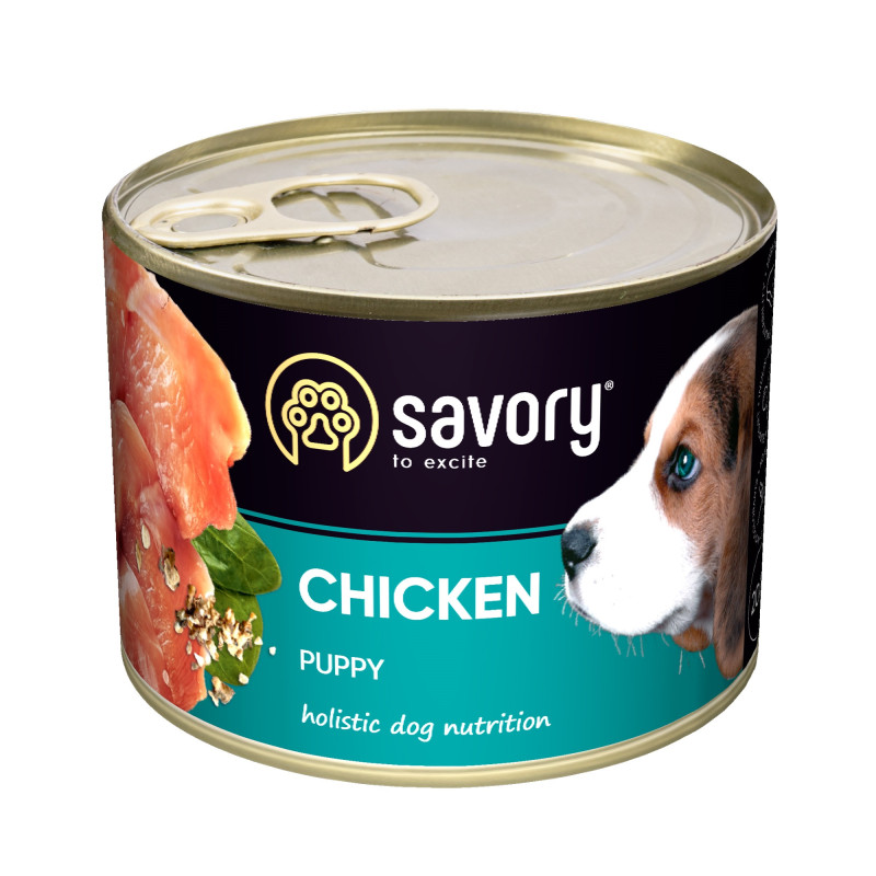 Savory Puppy Chicken вологий корм з куркою для цуценят 200 гр